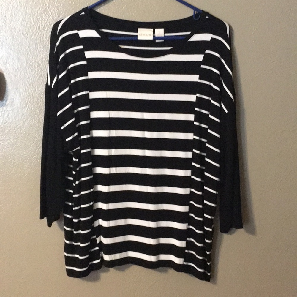 3/4 sleeve Chico’s tee